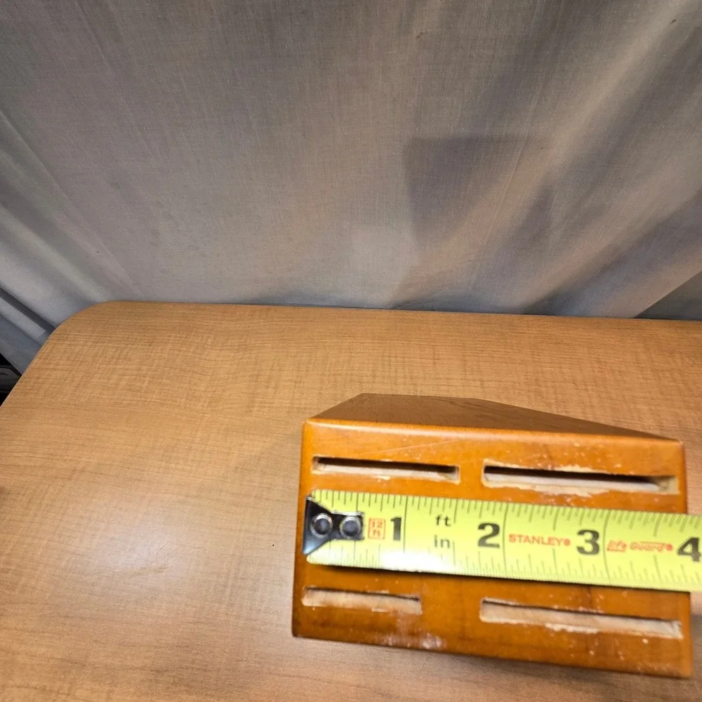 Wolfgang Puck WP Santoku Chef's Knife Set Wood Block‎ Only for 9